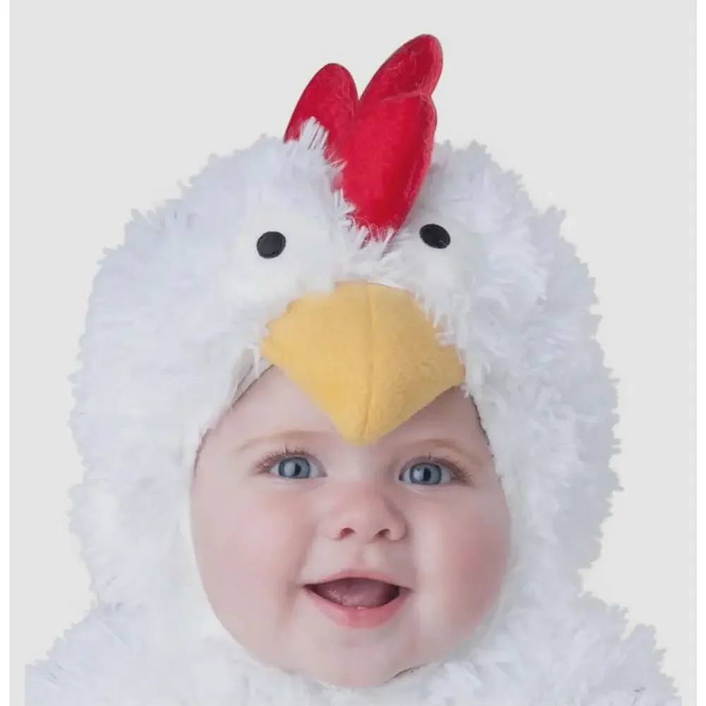 Cute Baby Chicken Animal Halloween Costume Toddler Size 0-6 Months